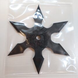 Japanese Ninja Shinobi Rubber Shuriken in Palm Throwing Hexagonal from Kyoto
