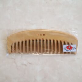 Japanese Real Tsuge Kushi Boxwood Hair Tooth Comb Camellia Oil Impregnated 4.9in