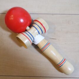 Japanese Traditional Toy Wooden Kendama Cup and Ball Game Kyoto Japan