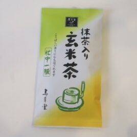 Japanese Genmai Tea Leaves with Roasted Rice and Matca 100g by Tokyo Jugetsu Do