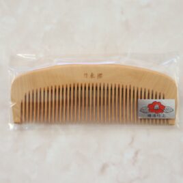 Japanese Real Tsuge Kushi Boxwood Hair Tooth Comb Camellia Oil Impregnated 4.3in