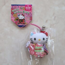 Hello Kitty Plush Strap Cute Kawaii Japanese Chirimen Crepe Kimono Cloth Kyoto L