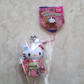 Hello Kitty Plush Strap Cute Kawaii Japanese Chirimen Crepe Kimono Cloth Kyoto D