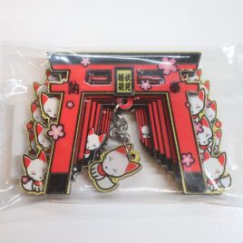 Fushimi Inari Shrine Wooden White Fox Body Moving Kitchen Magnet Kyoto