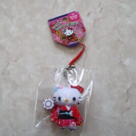Hello Kitty Plush Strap Cute Kawaii Japanese Chirimen Crepe Kimono Cloth Kyoto B