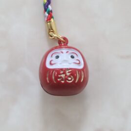 Key Chain Strap Cute Daruma Fortune Coming with Mild Ring a Bell