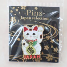Maneki Neko Lucky Fortune Cat Pins Kyoto Japan
