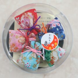 Chirimen Kimono Crepe Fabric Sachet Kaori Bukuro Cute Kawaii Kyoto Japan 5pcs