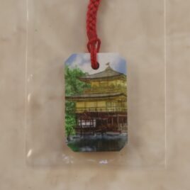 Kyoto Kinkakuji Temple Golden Pavilion Beautiful Strap Summer made of Bamboo
